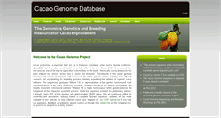 Desktop Screenshot of cacaogenomedb.org