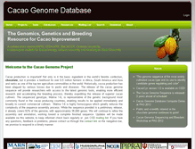 Tablet Screenshot of cacaogenomedb.org